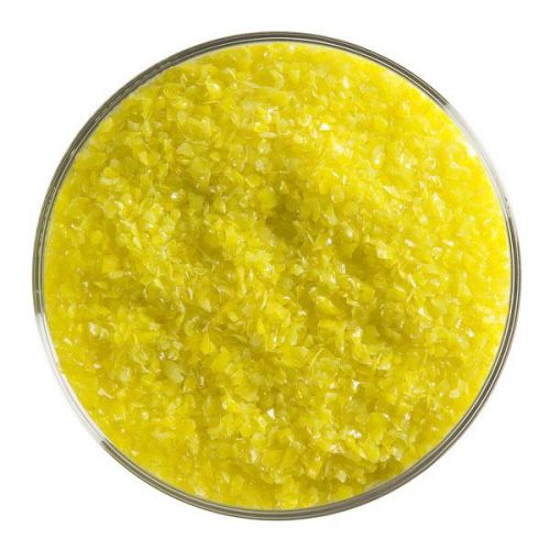 BU112092F-Bullseye Frit Medium Yellow 5oz Jar