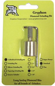 08561- 1/4" STANDARD Gryphon Standard Diamond Grinder Bit