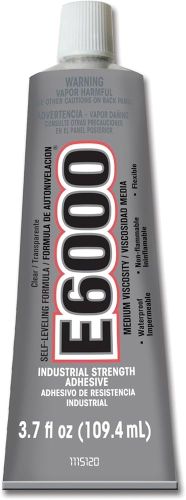 12943-E6000 Adhesive 3.7oz.