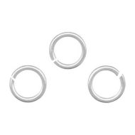 13400-Sm.Silver Jump Rings 1/4" Diameter