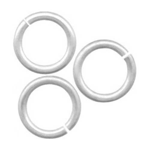 13410-Med.Silver Jump Rings 1/2" Dia.