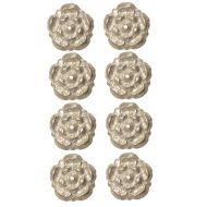 18270-Small Lead Rosettes 8/pack