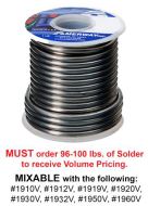 1912V-Volume Case 25#s Amerway 60/40 Solder 1lb. Spool