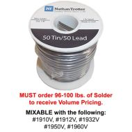 1930V-Volume Case 24#s Nathan Trotter 50/50 Solder 1lb. Spool