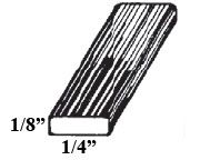 2225CS-Case 6' Tinned Steel Rebars 1/4" x 1/8" 