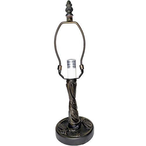 32013-Small Twisted Dragonfly Lamp Base Antique Bronze Finish