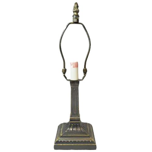 32018-Small Mission Lamp Base Antique Bronze Finish