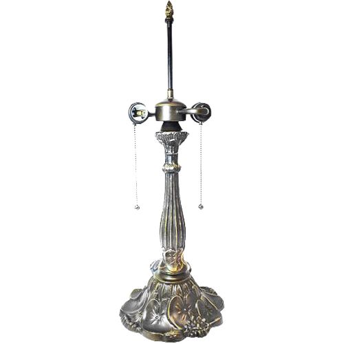 32071-Large Lily Lamp Base Antique Bronze Finish