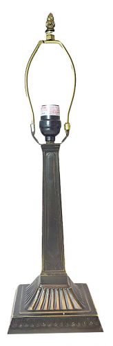 32079-Large Mission Lamp Base Antique Bronze Finish