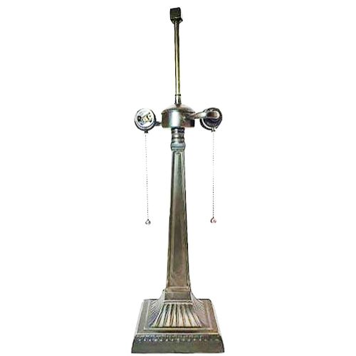 32080-Large Mission Lamp Base Antique Bronze Finish