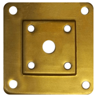35011- Square Vented Vase Cap 3"