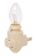 35690-Ivory Night Light w/4 Watt Bulb