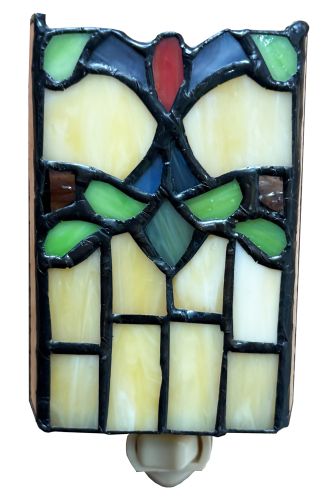 35707 - Baha Stained Glass Night Light