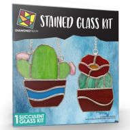 43605- Succulents Pre-Cut Stained Glass Kit