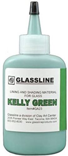 46100-Glassline Bottle Pen Kelly Green
