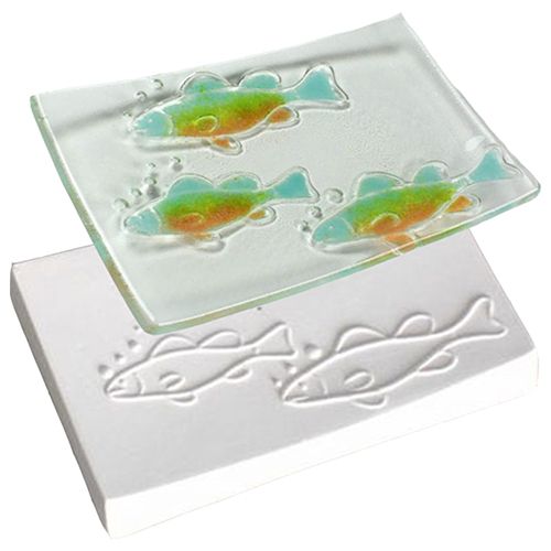 47374-Fish Texture Soap Dish Mold