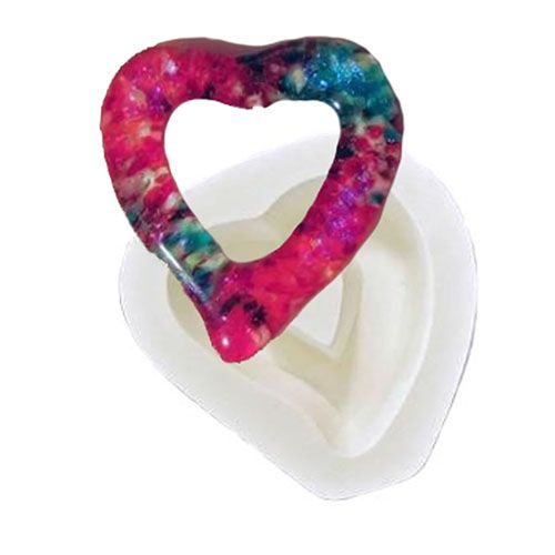 47689-Holey Casting Hollow Heart Mold