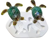 47695- Two Small Turtles Frit Cast Mold