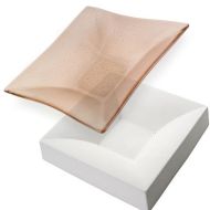 498647- Bullseye 12'' Square Bowl Simple Curve Mold