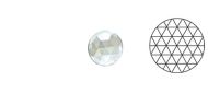 62407-Value 25MM Clear Round 54 Facets 