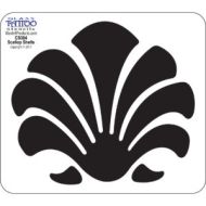 91003-Tattoo Stencil-Scallop Shell