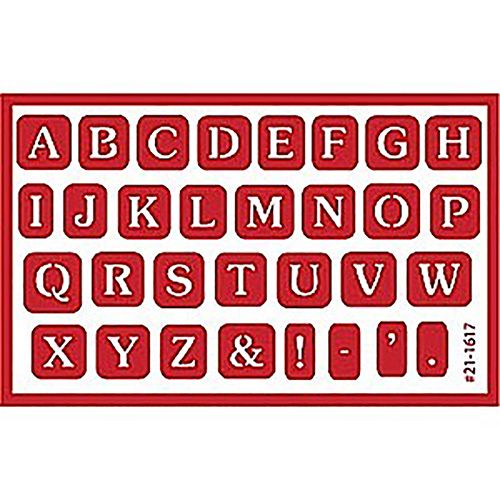 93027 - Etching Stencil Uppercase Formal