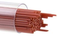 BU012407- Bullseye 1MM Red Opal Stringers - 90 COE