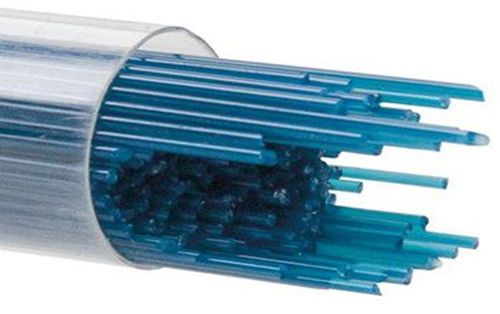 BU014607- Bullseye 1MM Steel Blue Opal Stringers - 90 COE
