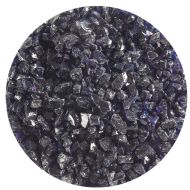 BU111893F- Bullseye Frit Coarse Midnight Blue Transparent 5oz Jar - 90 COE