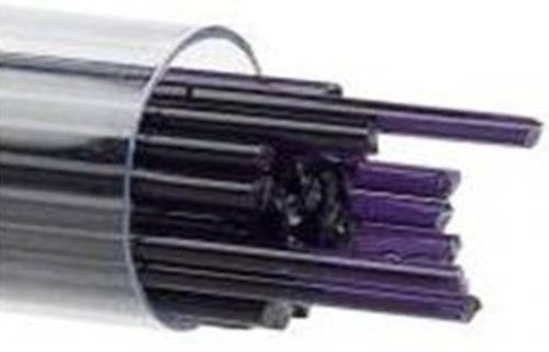 BU112872- Bullseye 2MM Deep Royal Purple Transparent Stringers - 90 COE