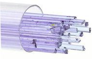 BU144272- Bullseye 2MM Neo-Lavender Shift Transparent Stringers - 90 COE