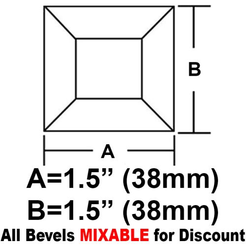 BV1515CS-Case 1080ea. Sq.Bevel 1.5"