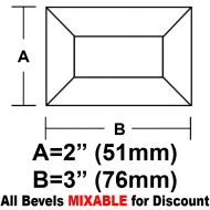 BV23-Rec.Bevel 2"x 3" 