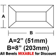 BV28-Rec.Bevel 2"x 8" 