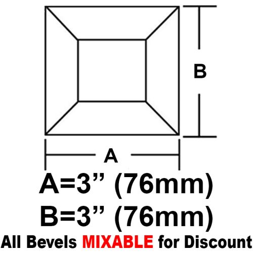 BV33-Square Bevel 3"