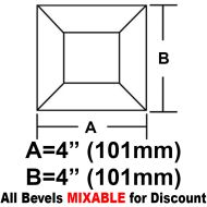 BV44-Square Bevel 4"