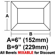 BV69-Rec.Bevel 6"x 9" 