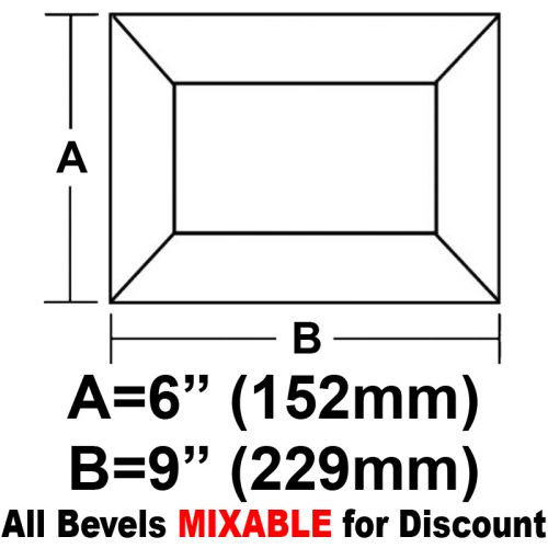 BV69-Rec.Bevel 6"x 9" 