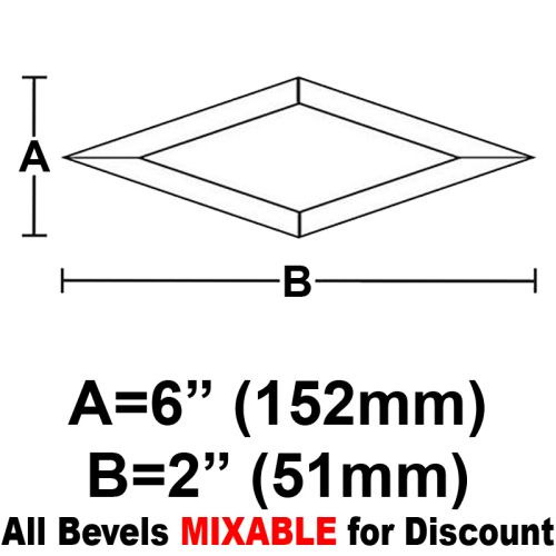 BVD26-Diamond Bevel 2"x6"