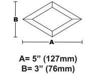 BVD35-Diamond Bevel 3"x5"