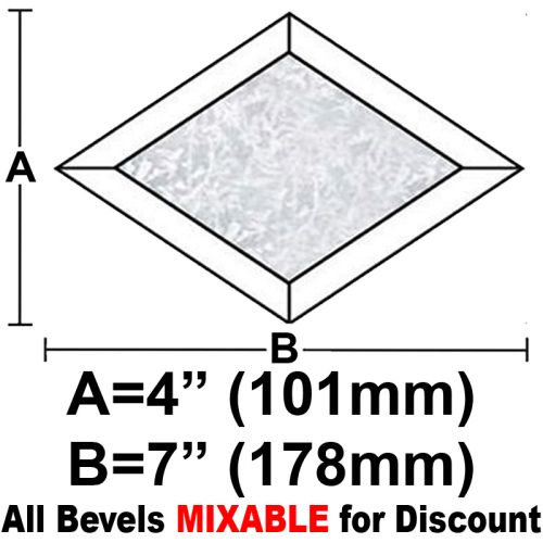 BVD47G-Glue Chip Diamond Bevel 4"x7"