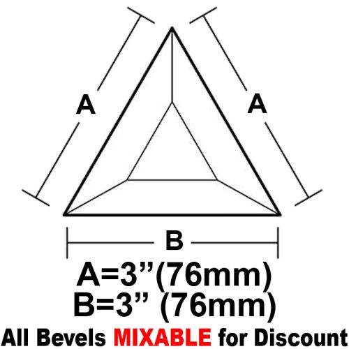 BVT33-Triangle Bevel 3"x3"x3"