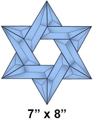 COEC210-Exquisite Cluster Color Star of David