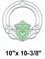 COEC820-Exquisite Cluster Color Irish Claddagh