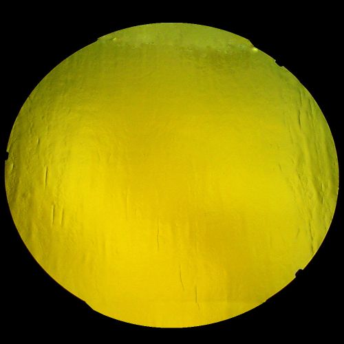 DC850C-CBS Thin Dichroic Gold On Black 4"x4.75" - 90 COE