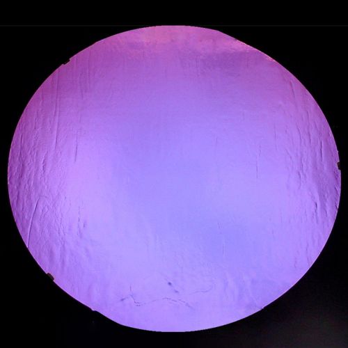 DC860B-CBS Thin Dichroic Violet On Black 8"x9" - 90 COE