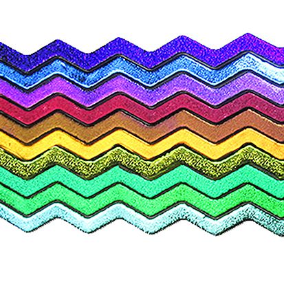 DWF212-CBS 96 Dichroic Wavy Firestrips Primary 6mm