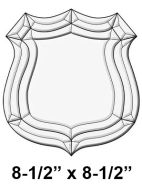 EC236- Exquisite Cluster Police Badge