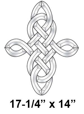 EC826-Exquisite Cluster 4-Point Celtic Knot