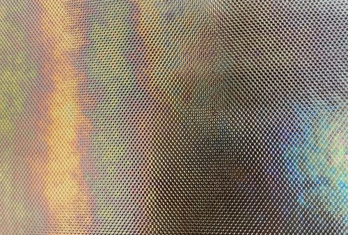 W1169-Iridized Clear Cube 